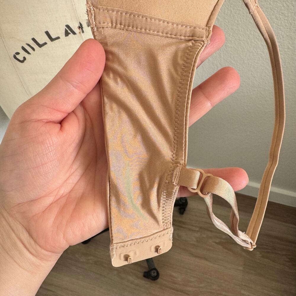 Skims | NWT Lightly Lined Square Neck Bra Wireless Form in "Clay" Size 32B - Picture 13 of 13